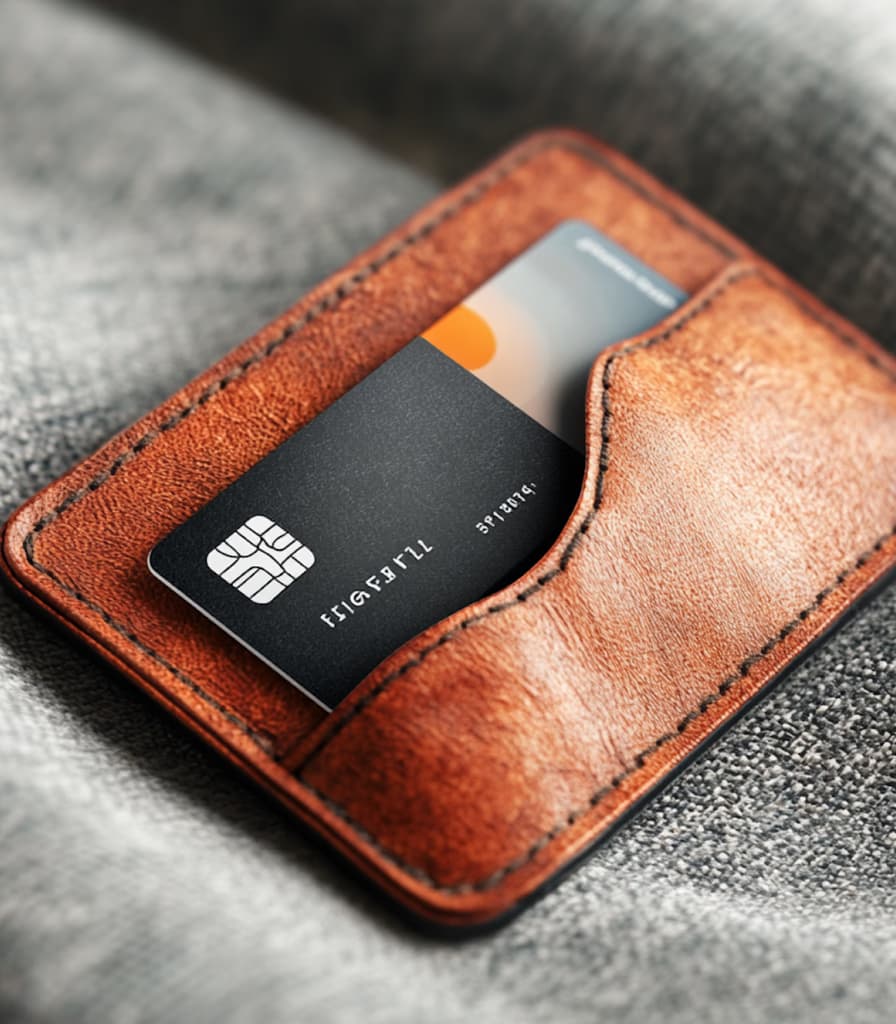 Secure wallet with cards